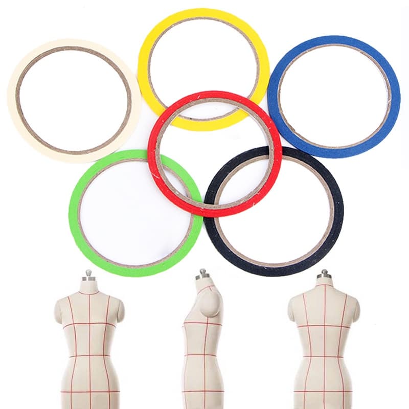 Fita Gráfica De 3mm * 20m Para Roupas Manequim Padrão De Costura De Quadro Branco Marcação Desenho Fino