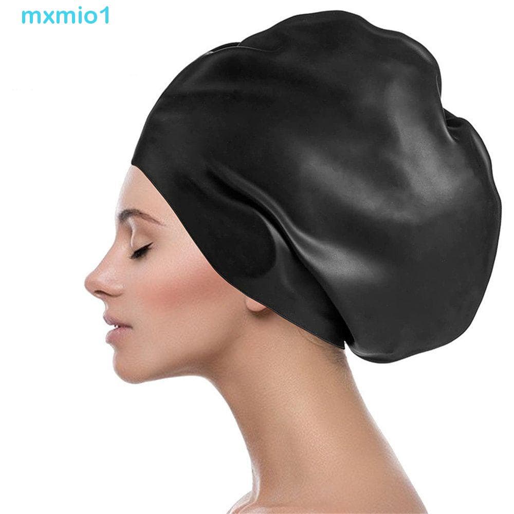MXMIO1 Toucas De Natação Acessórios Para Dreadlocks Cabelo Longo Tranças Touca De Piscina De Alta Elasticidade