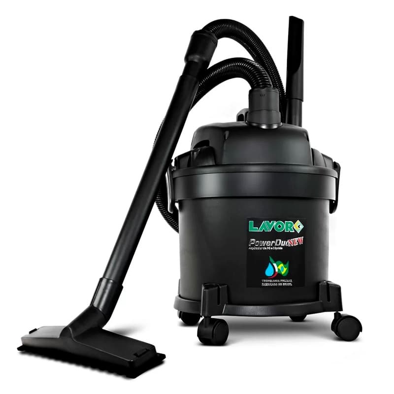 Aspirador De Pó E Água Profissional 14 Litros 1250w Potência Lavor Power Duo New Lavajato Carro Casa