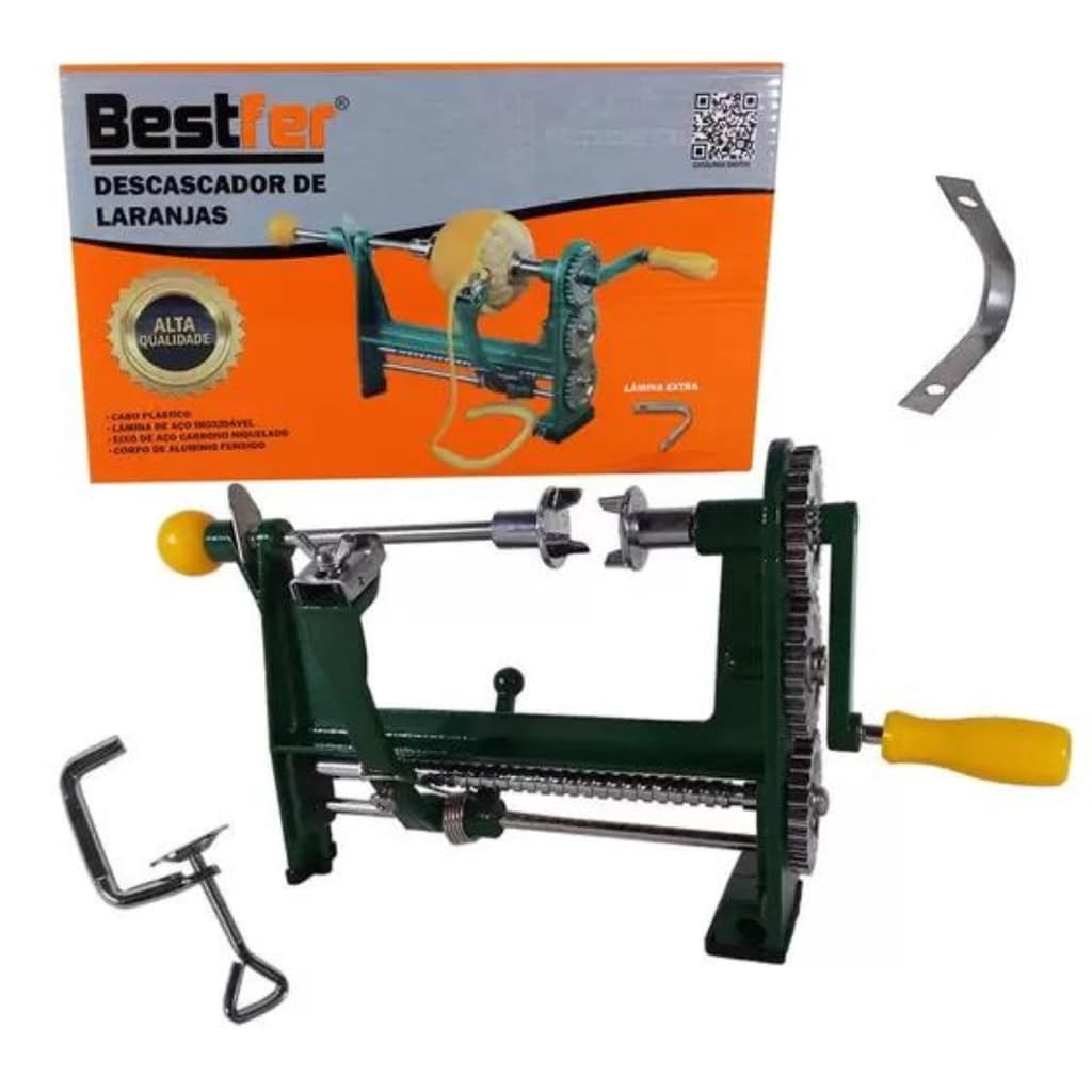 Descascador de Laranja Limão Prático Profissional Manual Máquina Descascar Bestfer BFH1321