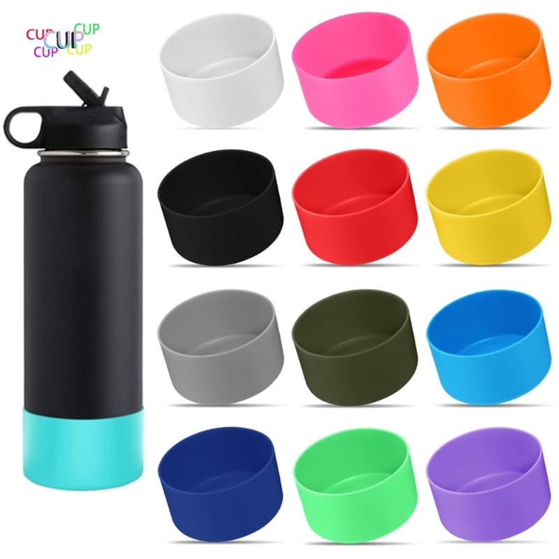 12/16/18/20/21/24/32/40oz Aquaflask tumbler Acessórios Bota De Silicone Copo De Água Base Hidroflask BPA Capa De Manga