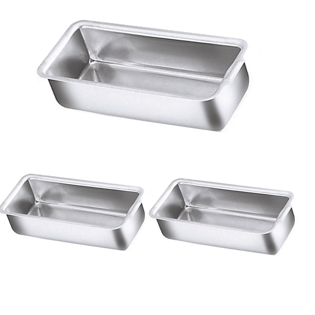 Conjunto 3 Formas Assadeira N°1 Pão Caseiro Bolo Inglês Tortas