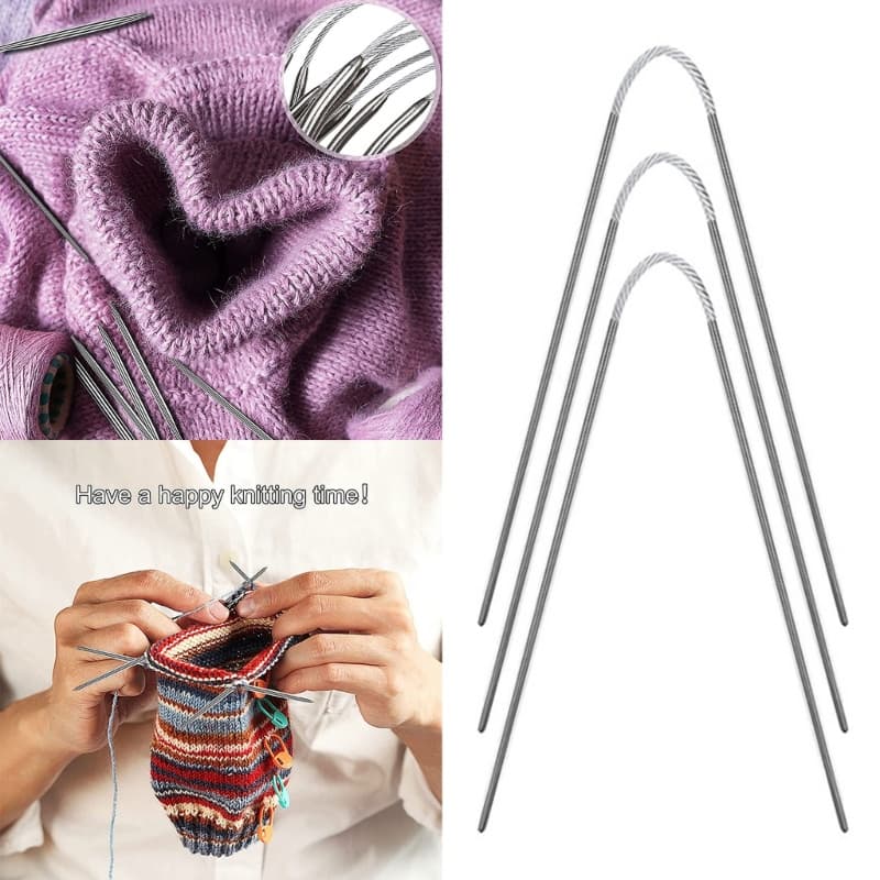YU 3pcs Tricô Circular Cabo Starter DIY Bordado