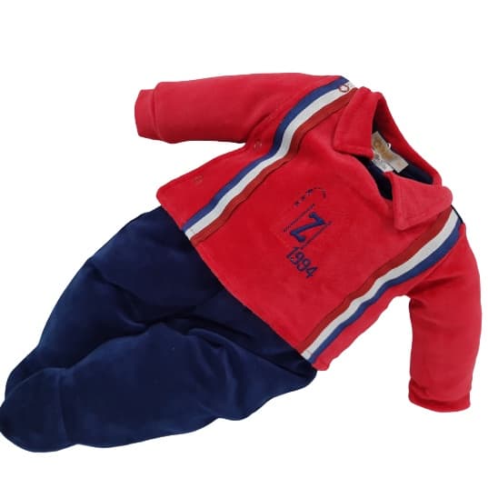 Macacão Plush Bebe Menino Listras Zafielo Luxo Inverno 2012
