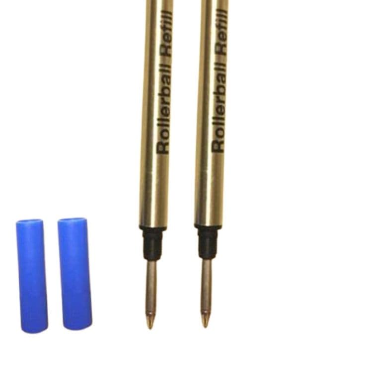 2 Cargas para Caneta Roller Refil para Mont Blanc 710 M Azul
