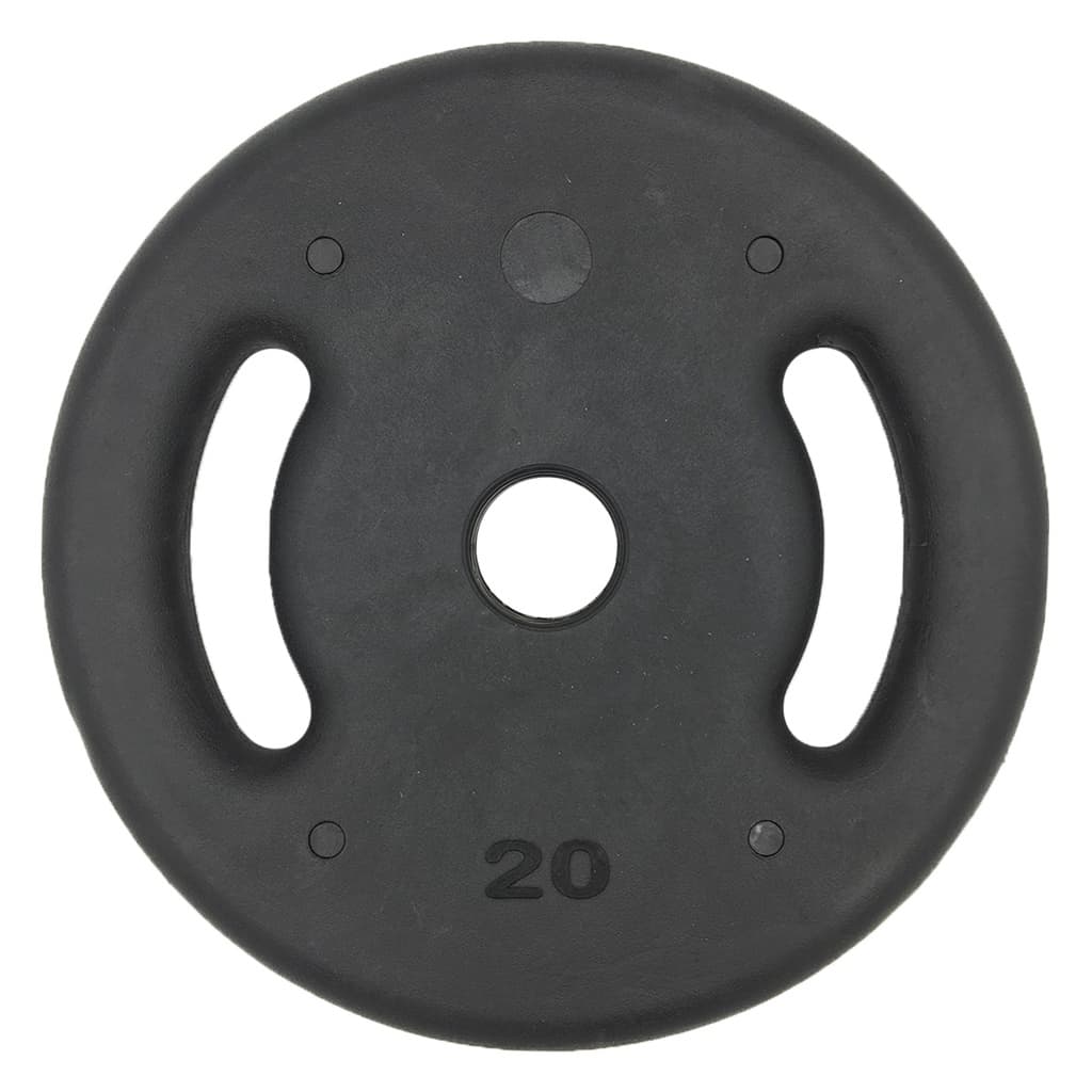 ANILHA 20KG OLÍMPICA INJETADA VAZADA - UNIDADE | INICIATIVA FITNESS