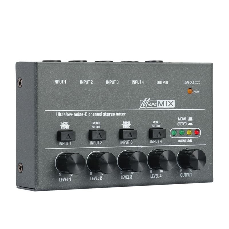 Doublebuy DX400 Mixer Para Teclados Instrumentos Musicais De Som Portátil