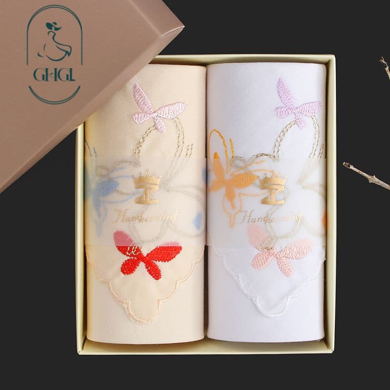 [GHGl]❤️Lenço ❤️Lenço de sonho lenço à moda antiga algodão puro feminino bordado senhoras antigo suor-a
