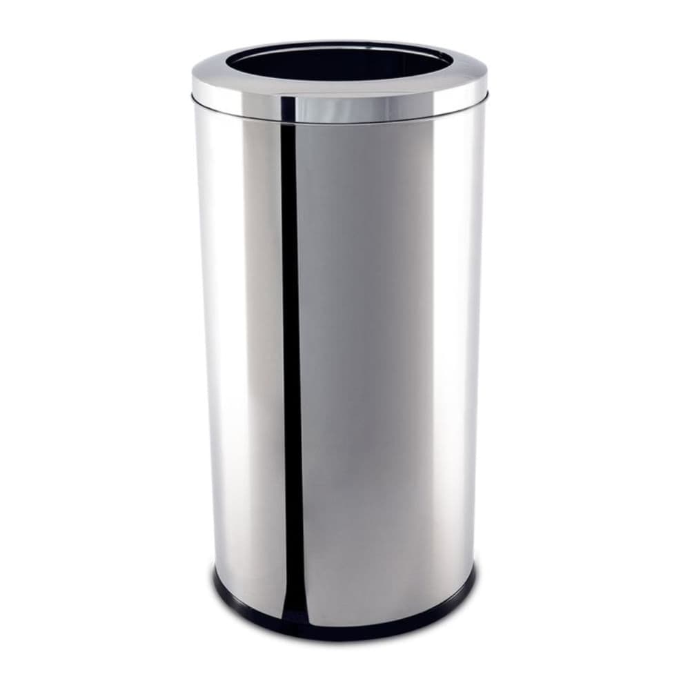 Lixeira Com Aro Brinox Decorline 40,5 Litros Aço Inox
