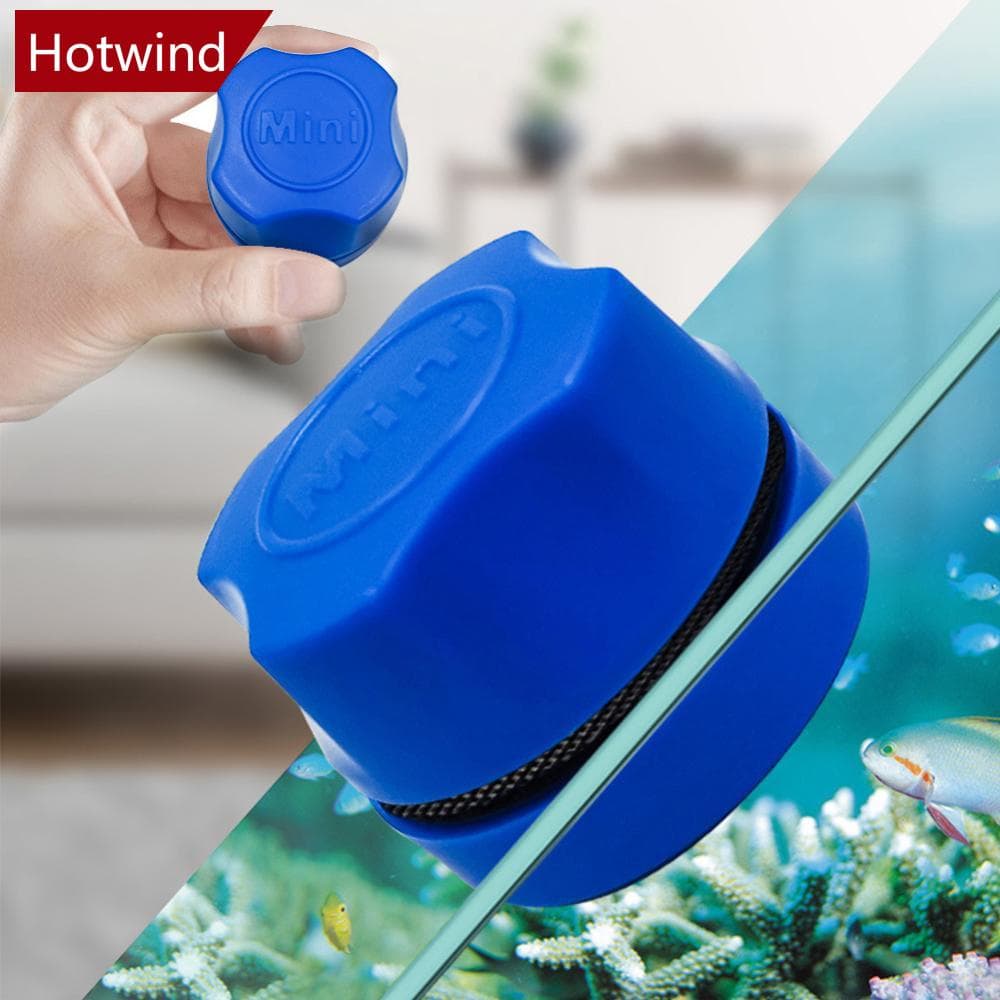 Aquário Escova Magnética De Vidro Raspador De Algas Flutuante Curva Limpador Mini Ferramenta De Esfregar Peixe Tanque