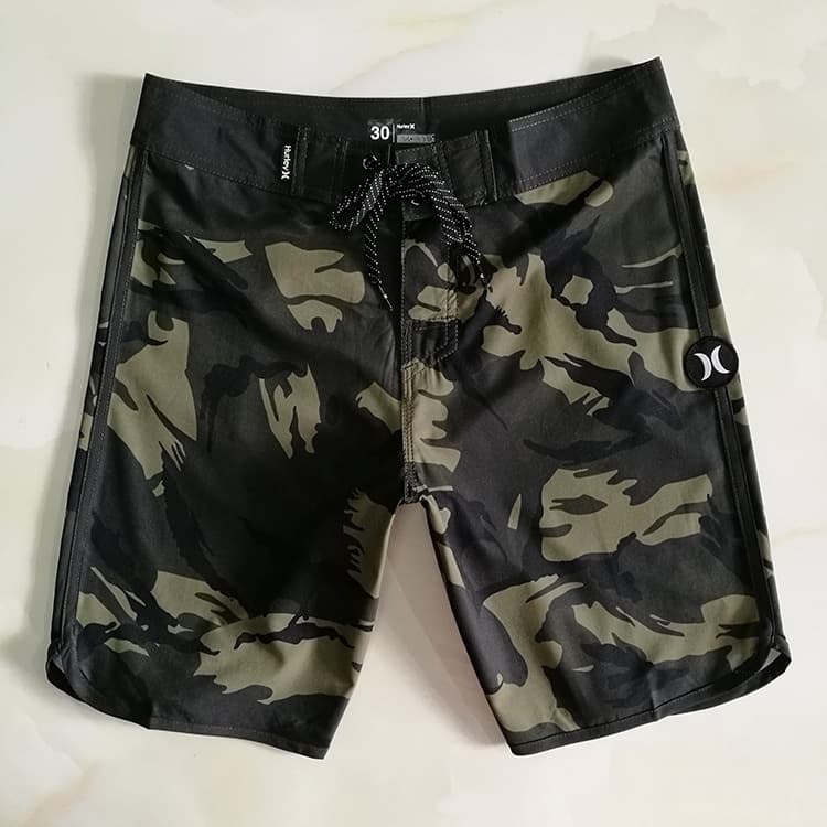Shorts Masculinos De Tabuleiro Camouflage Color Classic 4 Vias Com Elasticidade De Praia Bermuda Secagem Rápida À