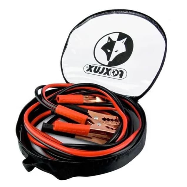 Cabo Chupeta Enxerto Bateria Foxlux 2 X 10mm 3,5m Com Bolsa