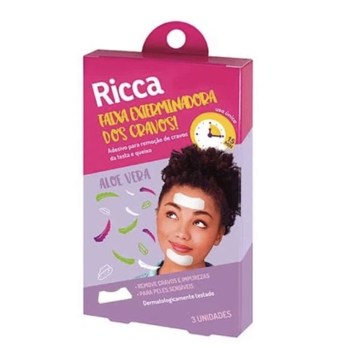 Fita Adesiva Para Retirar Cravos da Zona T e Queixo 3 Ricca