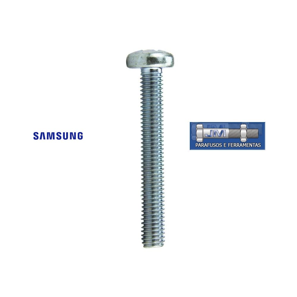 Jogo Com 4 Parafusos M4 X 28mm C/ Arruela Suporte Tv Samsung