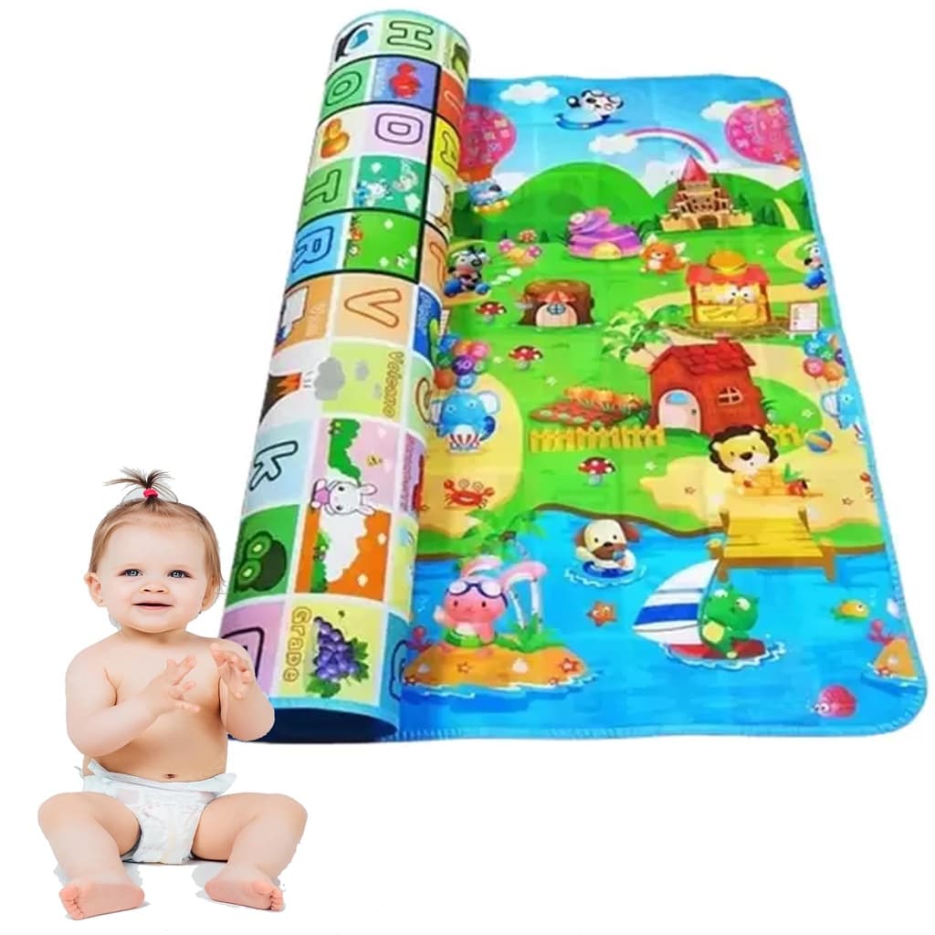 Tapete Infantil Atividade Bebe Térmico Gigante Dobrável