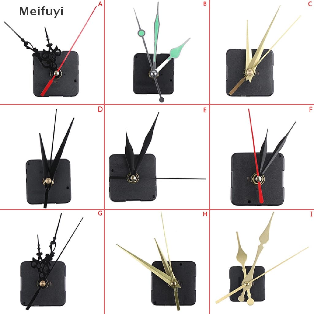 [Meifuyi] Classic Silent Cross Relógio Mecanismo De Movimento Ferramenta Alimentada Por Kit DIY COD