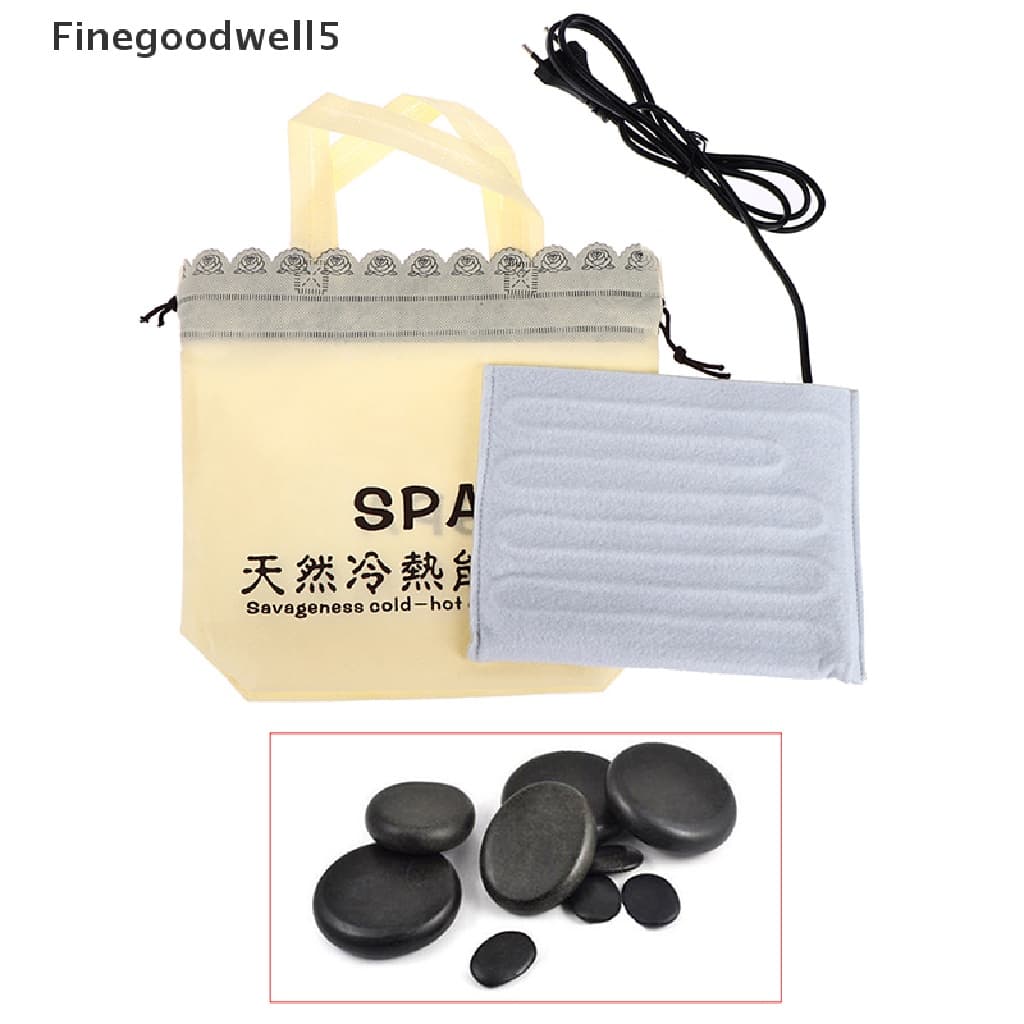 Finegoodwell5 Pedras De Massagem De Rochas Quentes Aquecedor De Elétrico De Saco De Heag Spa Alívio De Dor BELLE