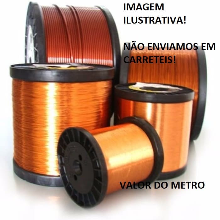 1 metro x Fio Esmaltado 23 AWG METRO 10.33.023