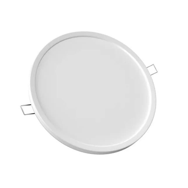 Painel Plafon Led 16w Redondo Embutir Branco Frio Luminária