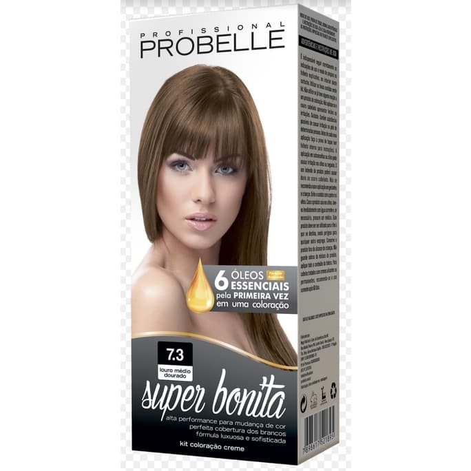 Coloração Super Bonita 7.3 - Louro Médio Dourado Probelle