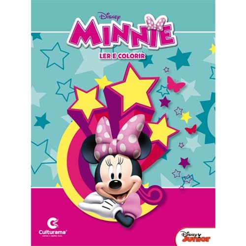 Livro Ler E Colorir Minnie Disney = Diversão = VENHA NESSA!