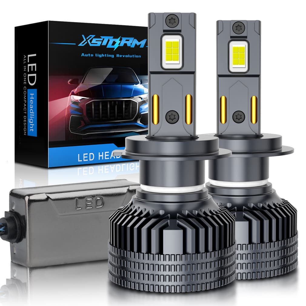 XSTORM 2pçs 140W Farol De Carro H4 LED H1 H7 H11 9005 HB3 9006 HB4 9012 HIR2 6500K 12V super Brilhante canbus no erorr