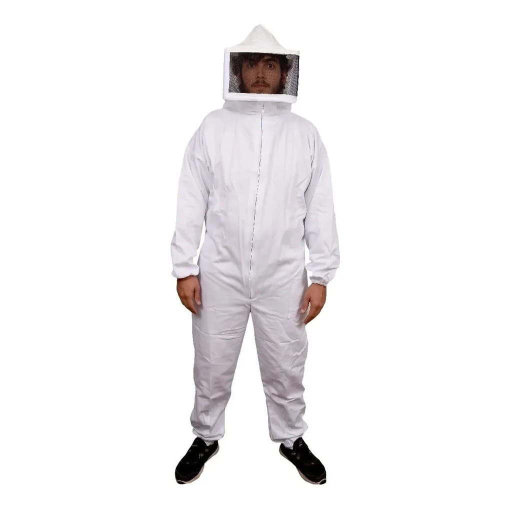 Roupa Apicultor Macacão Apicultura Completo Profissional Com Máscara Ventilado Mexer Criar Abelha Tirar Colher Mel