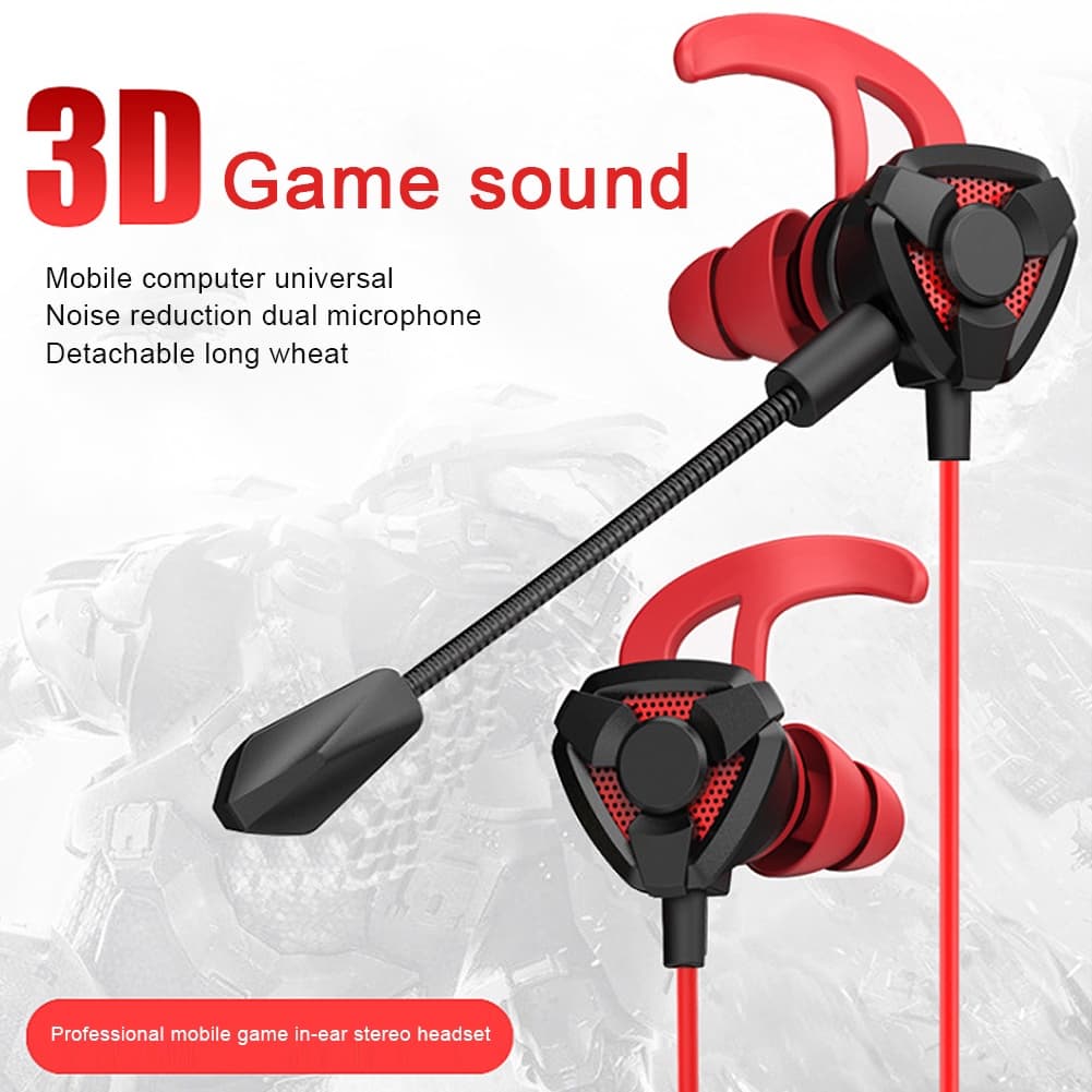 G9 Fones De Ouvido Para Jogos Com Fio Microfone Intra-Auricular 9D Bass Stereo Noise Reduction Sport Headset