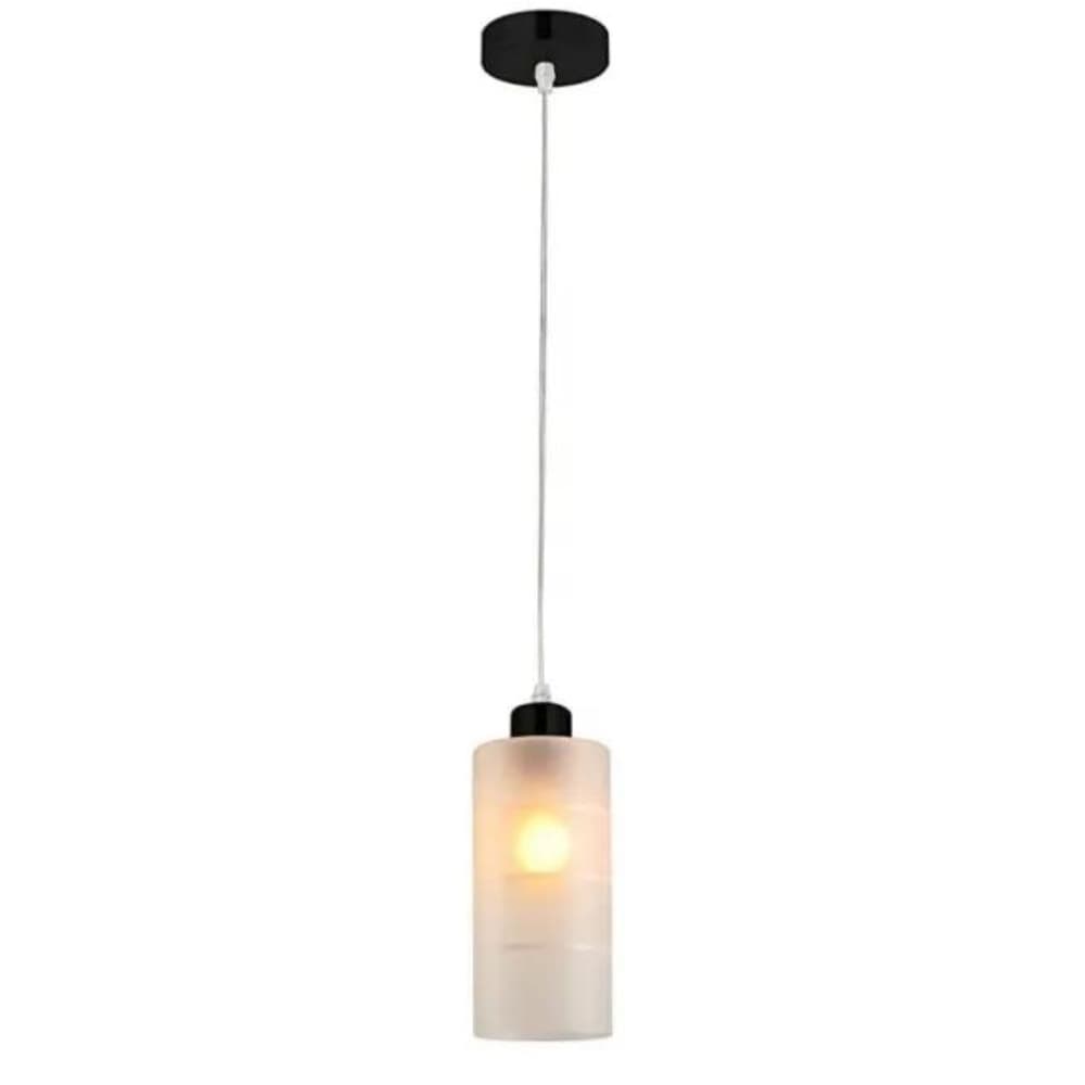 Pendente Primus Alba Vidro Listrado Fosco Branco 1xE27 Avant