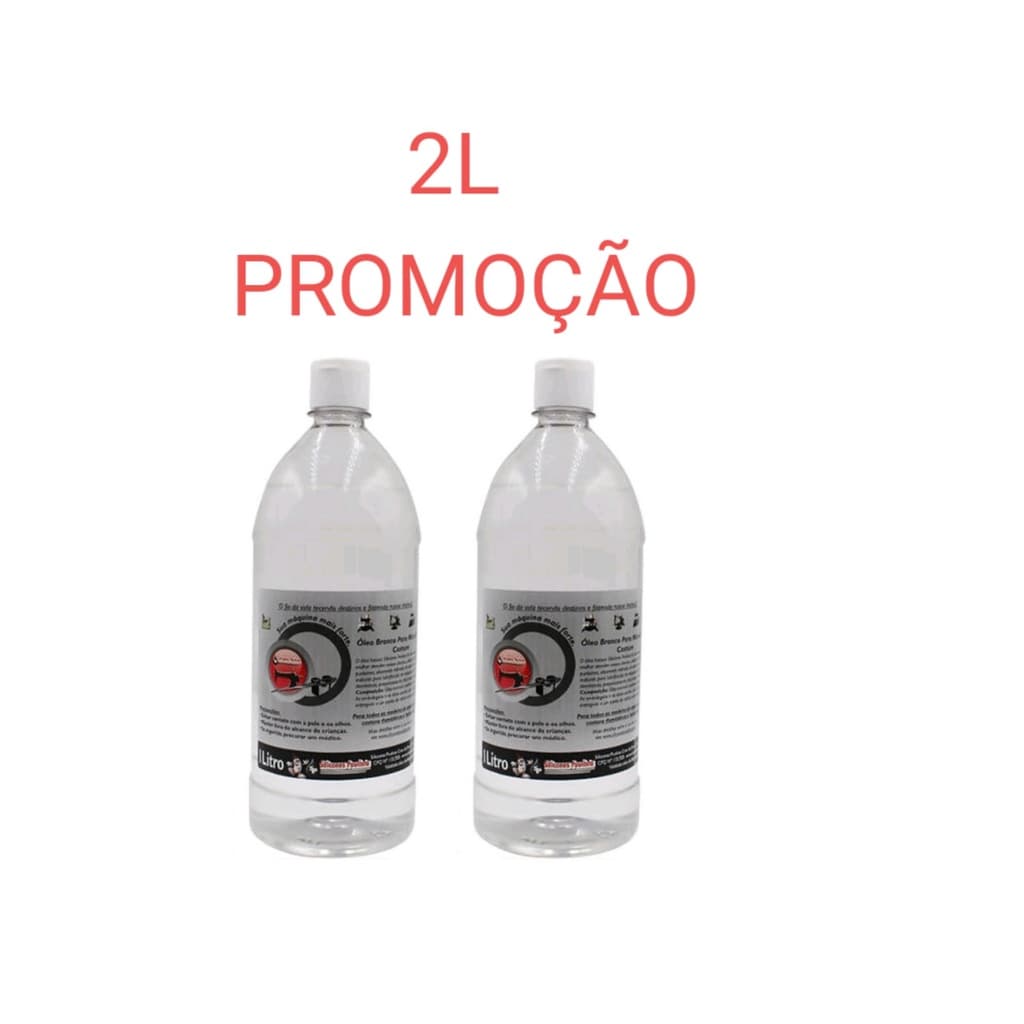 Óleo Branco Para Máquina De Costura KIT Com 2 Unidades