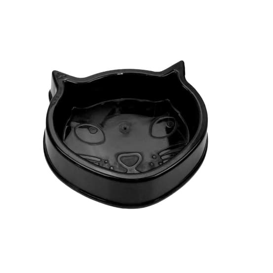 Comedouro para Gatos Kit com 2 Unidades Formato Cara de Gato