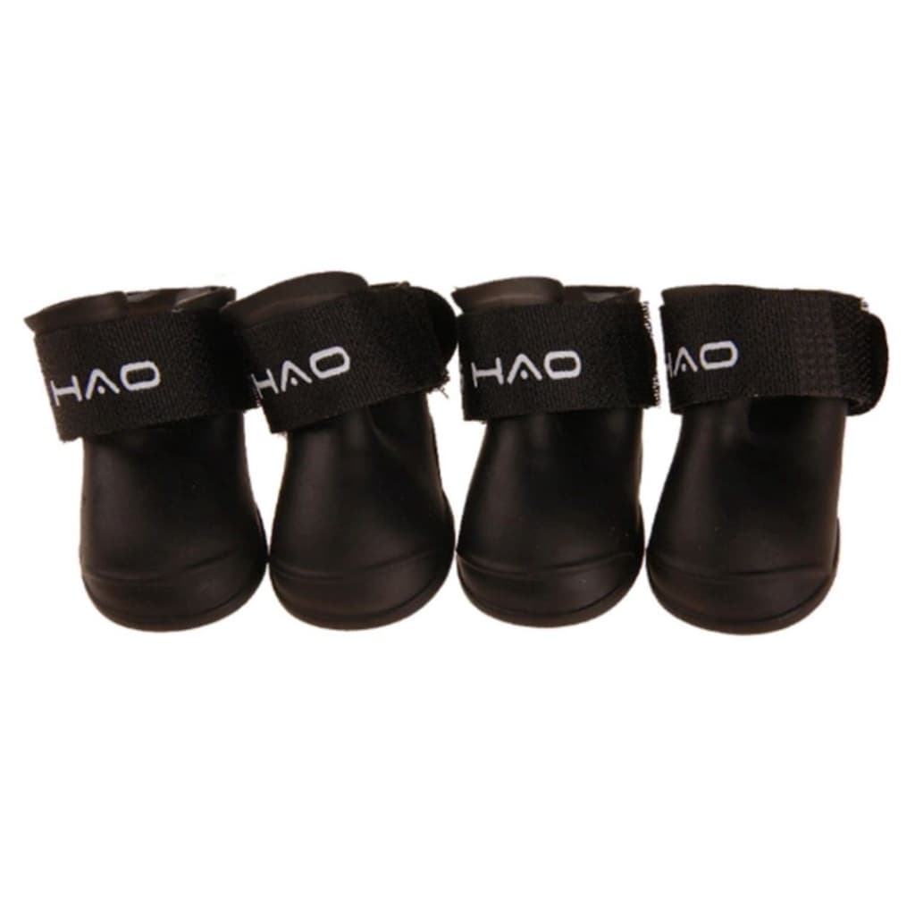 Bota Sapato de Cachorro Pet Botinha Impermeável Protetor Pata Patinha Silicone Antiderrapante Preto