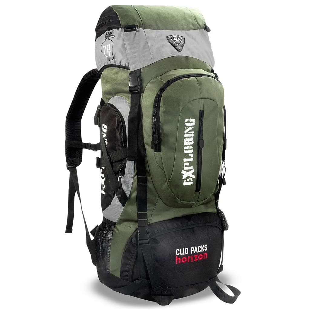 Mochila Costas Viagem Resistente Mochileiro Trilha 70L- Clio