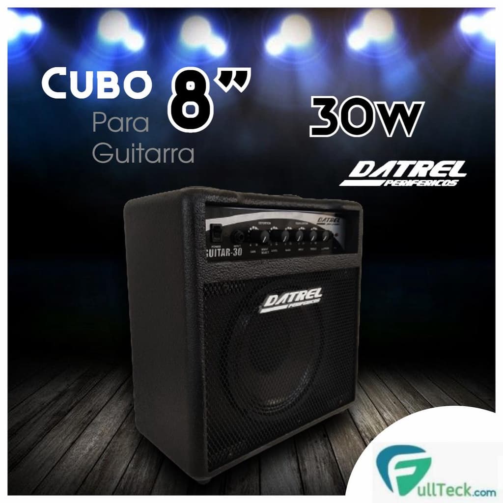 Cubo Amplificador P/ Guitarra AT 8" 30W Guitar Series Datrel