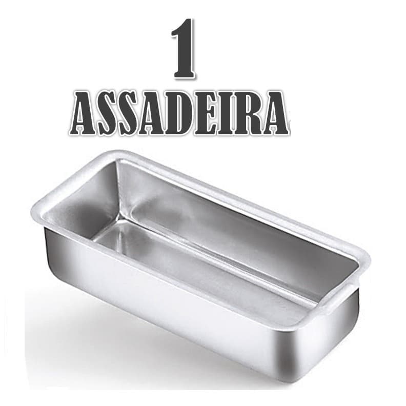 1 Forma Assadeira Pão Caseiro Gelo E Bolo Inglês N° 3
