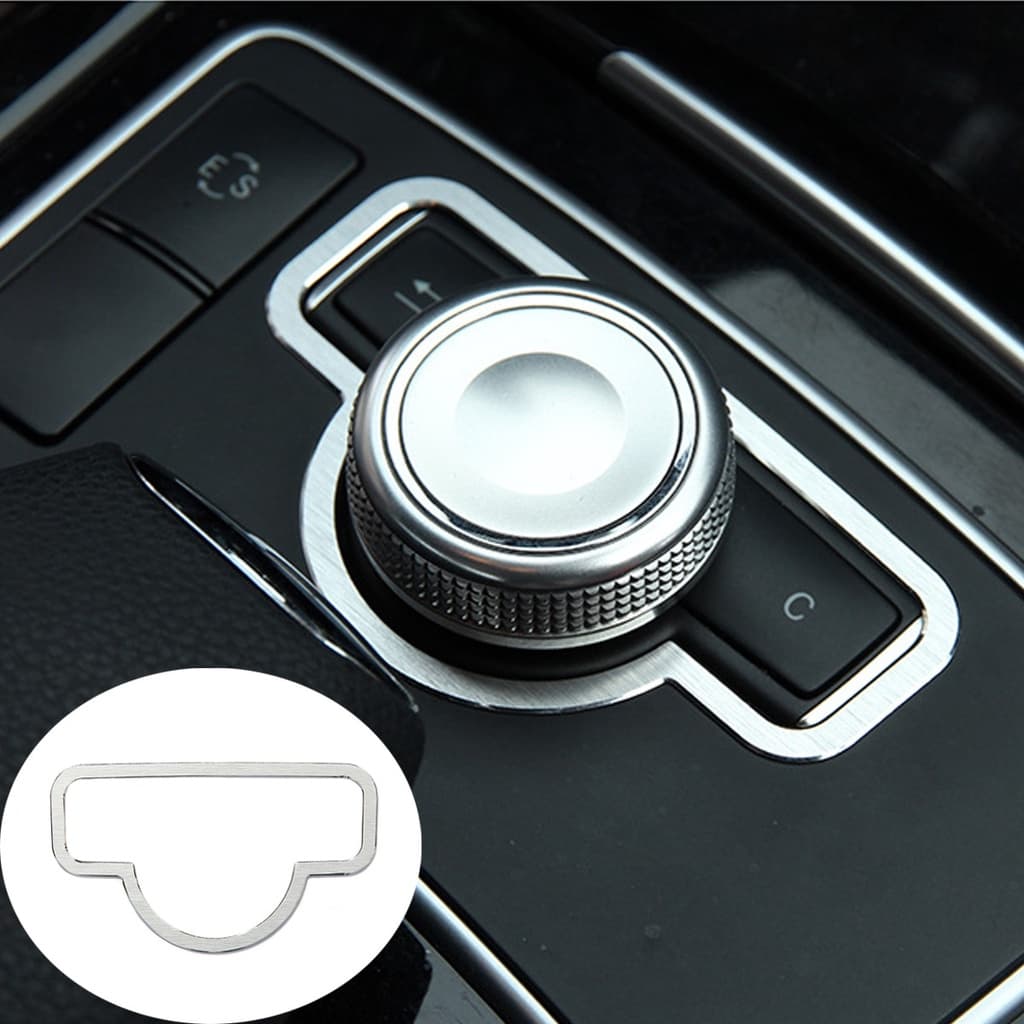 Adesivo De Acabamento Da Moldura Do Botão Multimídia Carro Adequado Para Mercedes Benz Ec GLK CLS Class