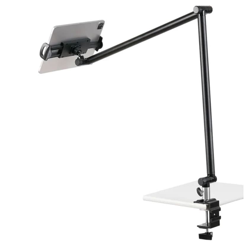 Pedestal/Braco/Suporte Articulado Cama,Mesa,p/iPhone,Tablet iPad,Samsung,50 x 55 cm, rotacao 360?