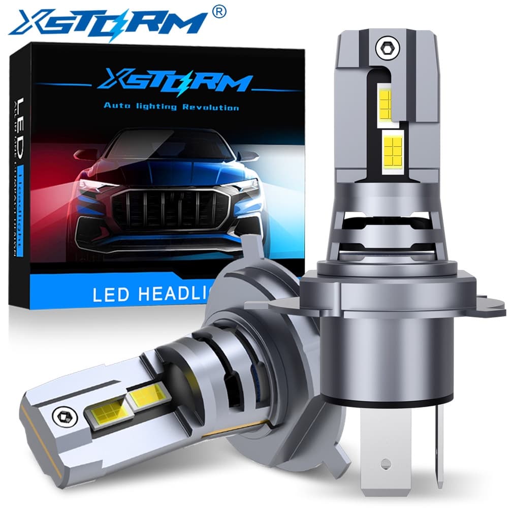 XSTORM 2pcs H4 LED H7 H11 9005 HB3 9006 HB4 HIR2 9012 Sem Linha 6500k canbus 12v
