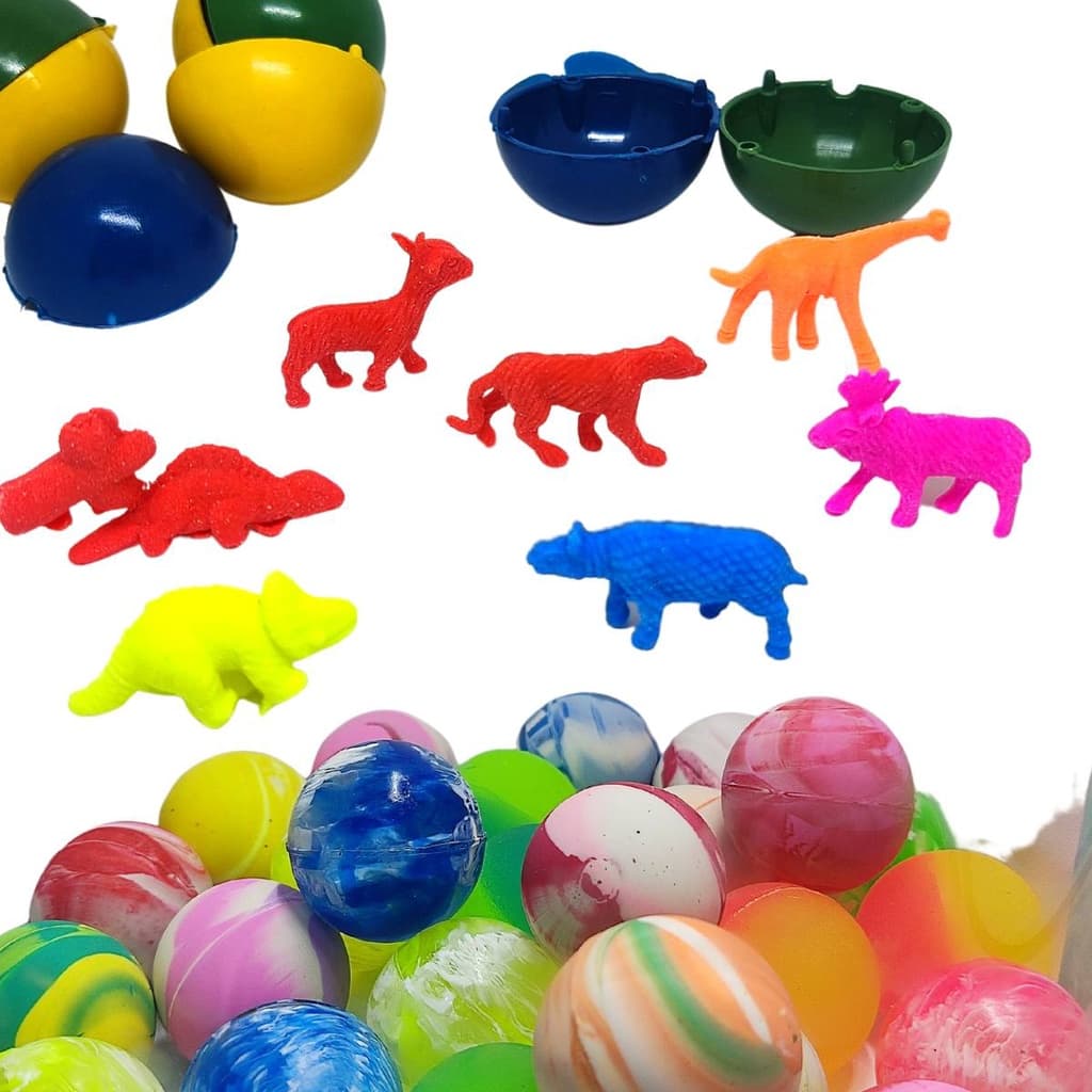 KIT 100 Cresce na água + 100 Bolinha Pula Pula 32mm