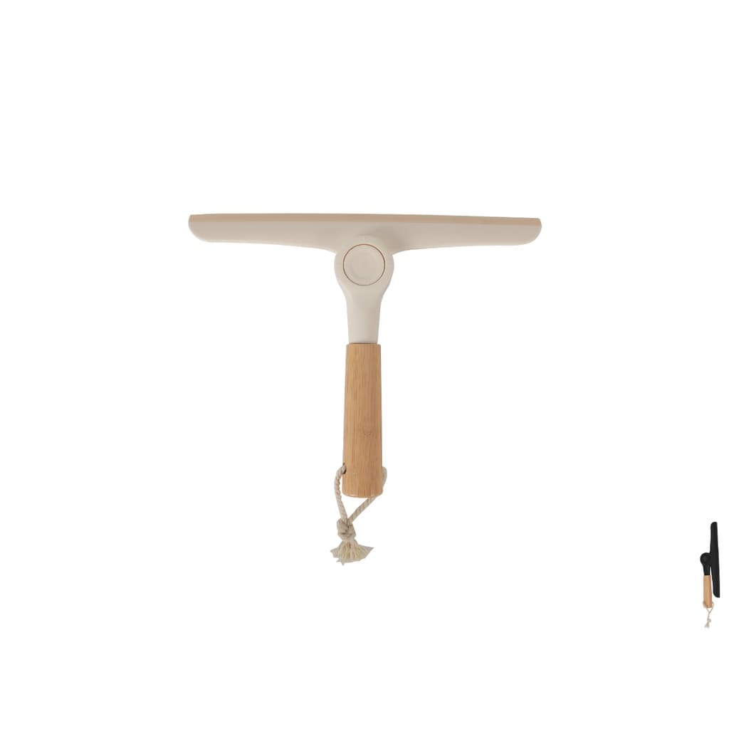 Rodo De Pia Rodinho Limpeza Vidro Janelas Box Dobrável Articulável C/ Cabo De Bambu Resistente