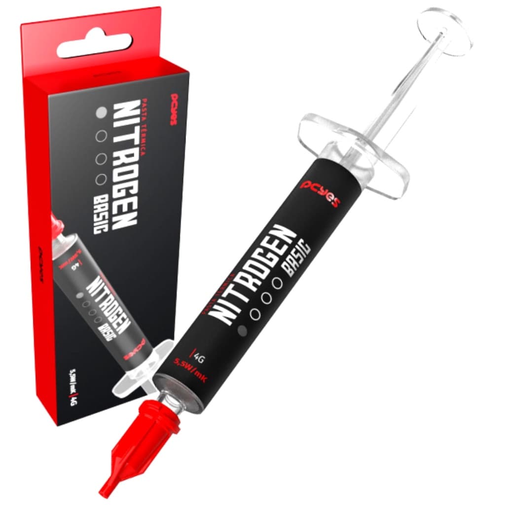 Paste Térmica 5,5W/MK Nitrogen Basic 4G Alto Desempenho PCYES