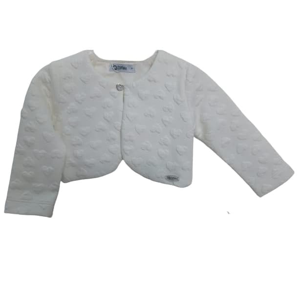 Bolero / Casaco Luxo Bebê Menina Zafielo Baby Forrado 506