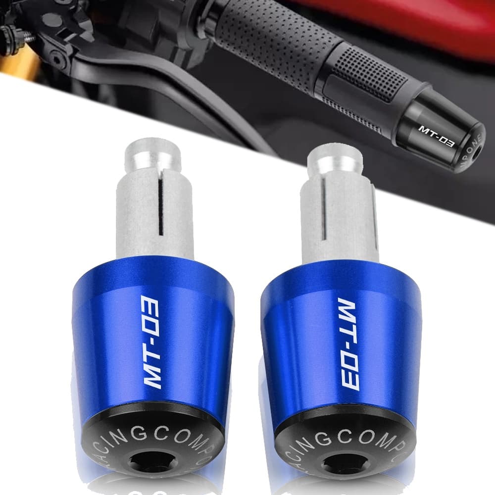 Para Yamaha MT-03 MT03 2014-2020 Motocicleta 7/8 & quot ; Punhos De Mão Do Guidão 22MM Da Barra Extremidade