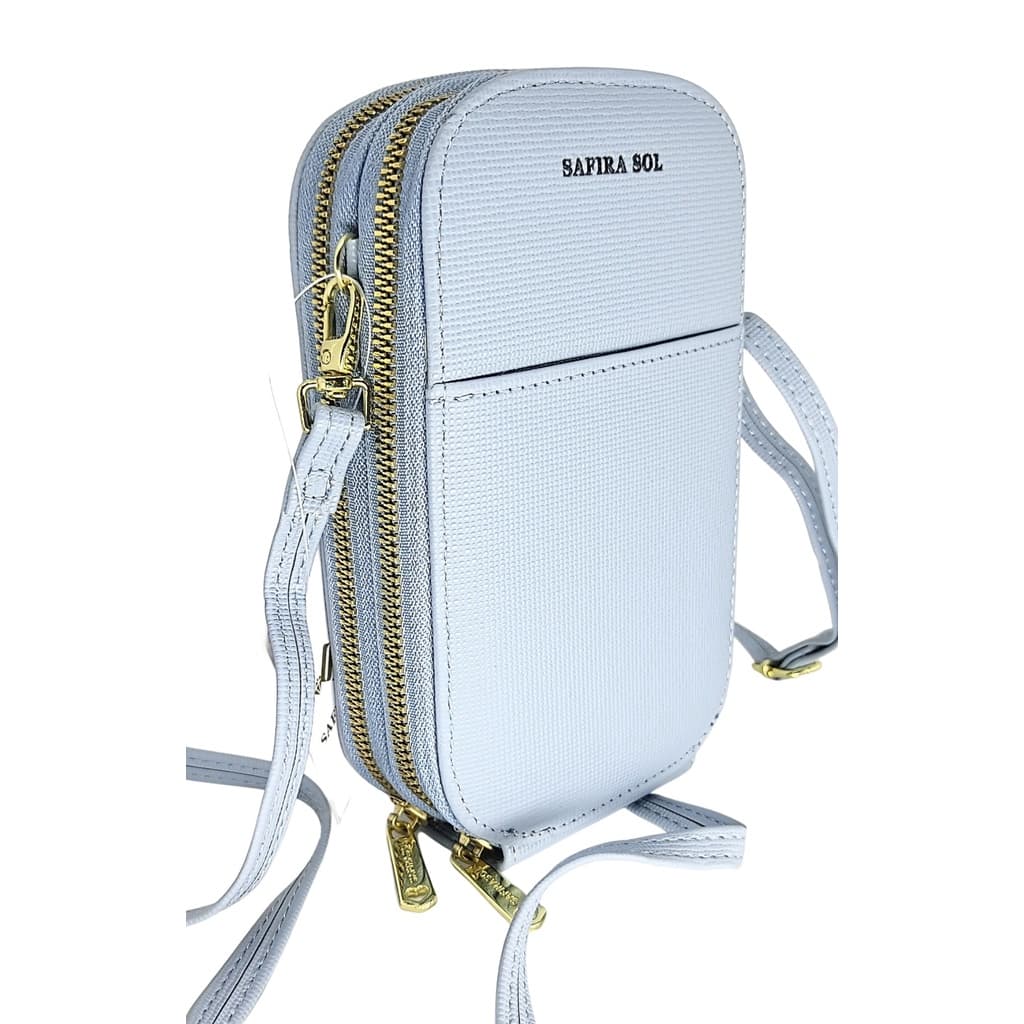 Bolsa feminina transversal tiracolo 2 diviórias ziper luxo cores