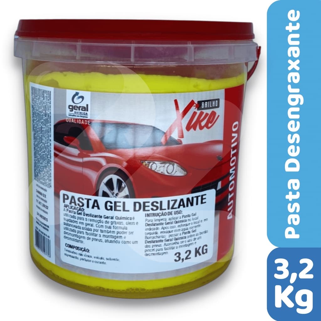 Pasta Gel Desengraxante | Removedor de Graxa - 3,2 Kg