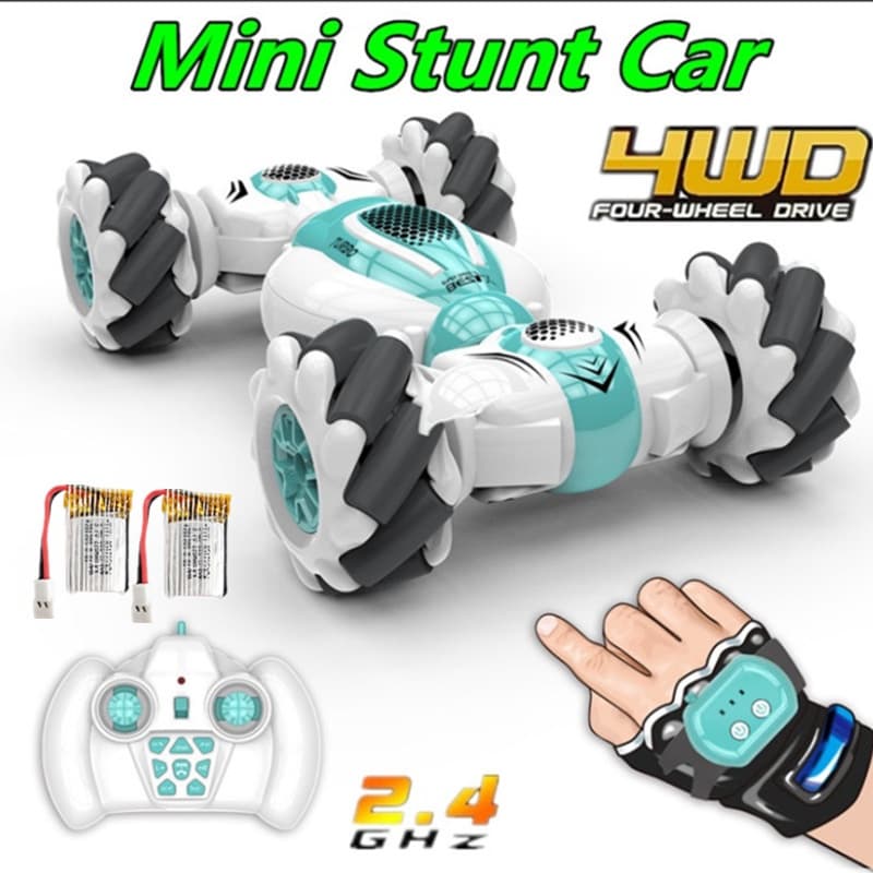 S-012 RC Dublê Carro Relógio De Controle Remoto Sensor Gesto Deriva Elétrica Brinquedo 2.4GHz 4WD Rotação Presente Para