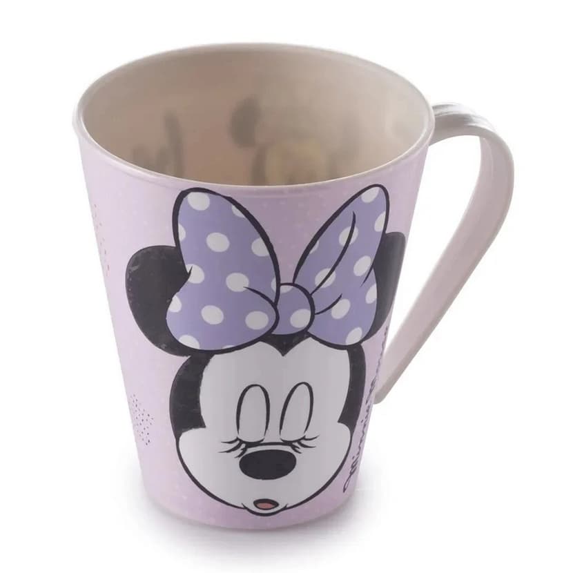 Copo Caneca Minnie Baby De Plástico 360ml
