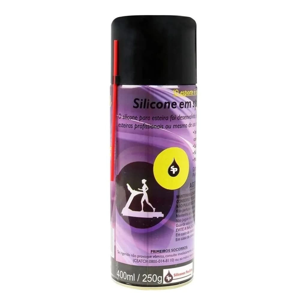 Lubrificante Silicone Para Esteira Spray Academia 400 ML