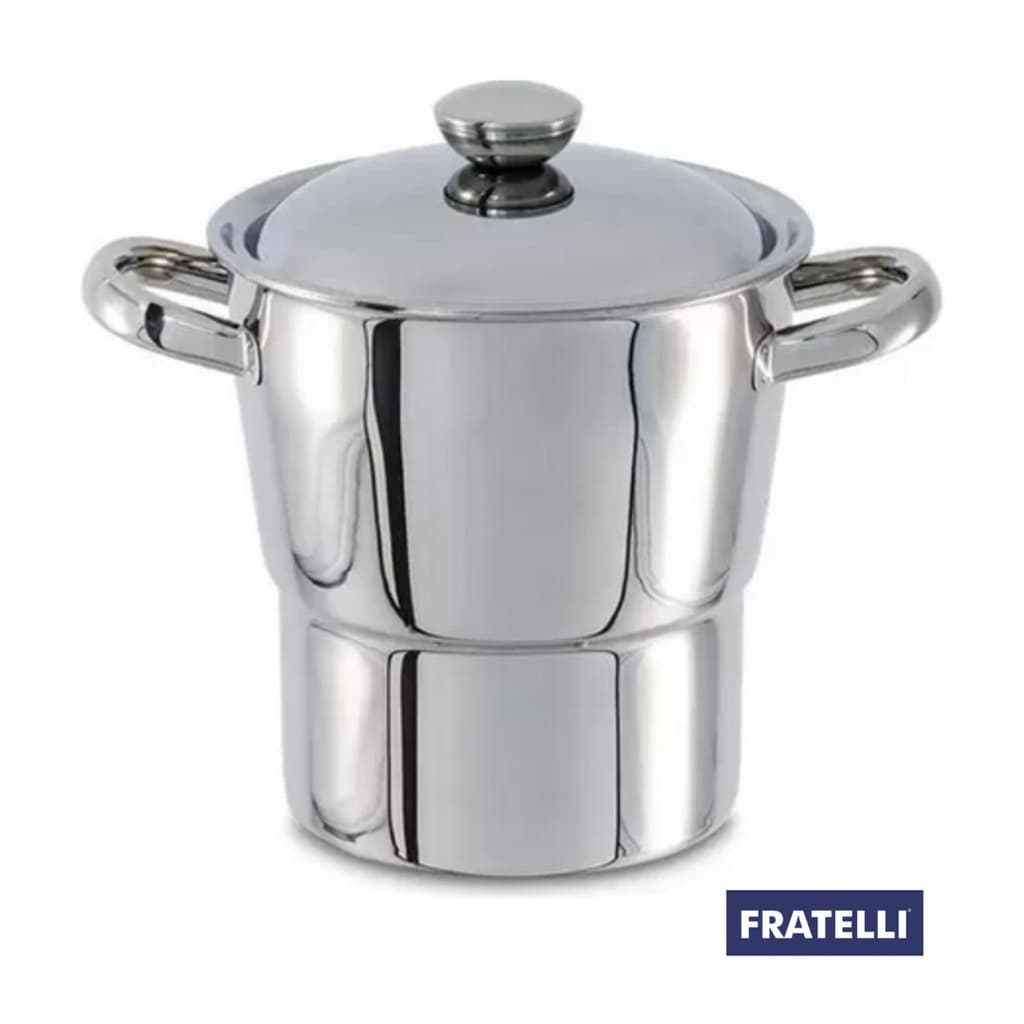 Cuscuzeira Inox Nordestina 16cm Indução Premium Inox Importada