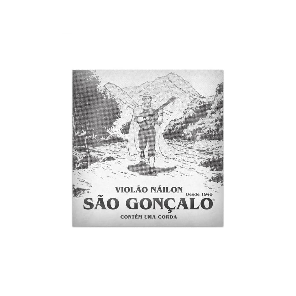 ENCORDOAMENTO P/VIOLAO 2ª SI NAILON CRISTAL 10UN. SAO GONCALO 55